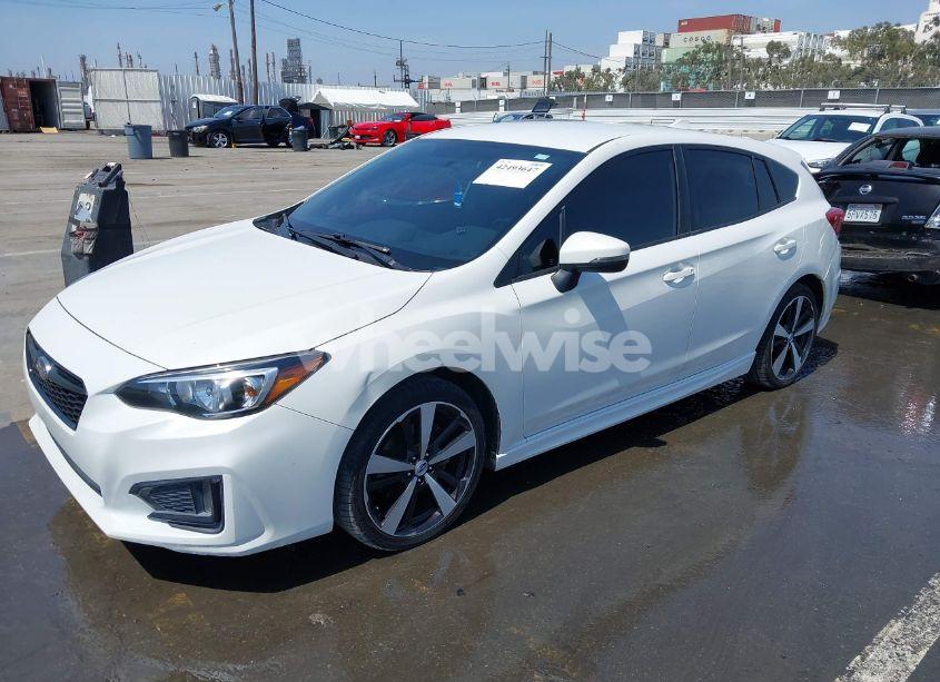 Photo 2 of 2017 Subaru Impreza 2.0I SPORT (VIN 4S3GTAK63H3717919)
