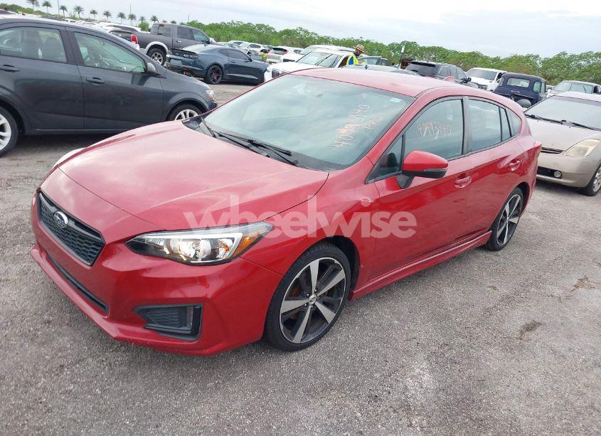 Photo 2 of 2017 Subaru Impreza 2.0I SPORT (VIN 4S3GTAK67H3714957)