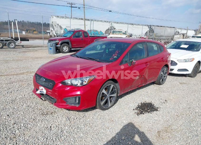 Photo 2 of 2018 Subaru Impreza 2.0I SPORT (VIN 4S3GTAK67J3722983)