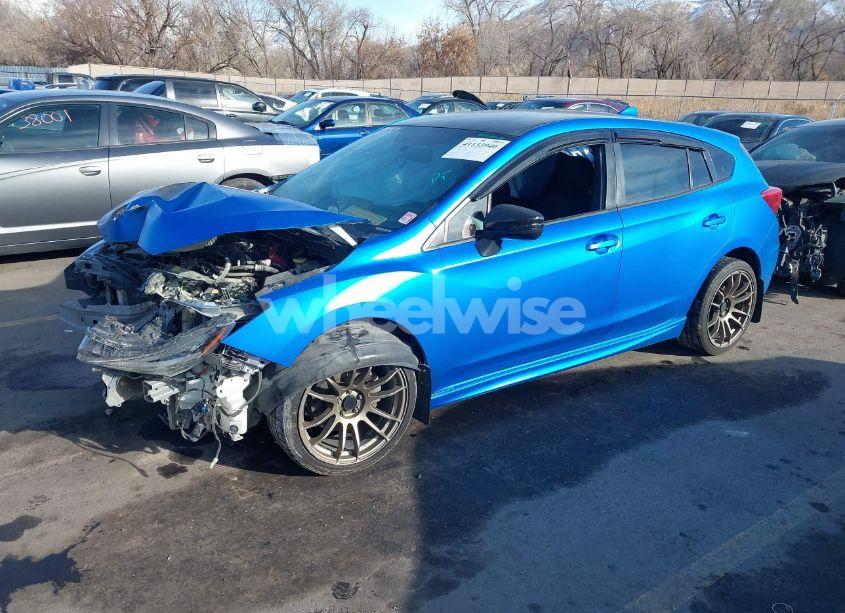 Photo 2 of 2017 Subaru Impreza 2.0I SPORT (VIN 4S3GTAK68H3709301)