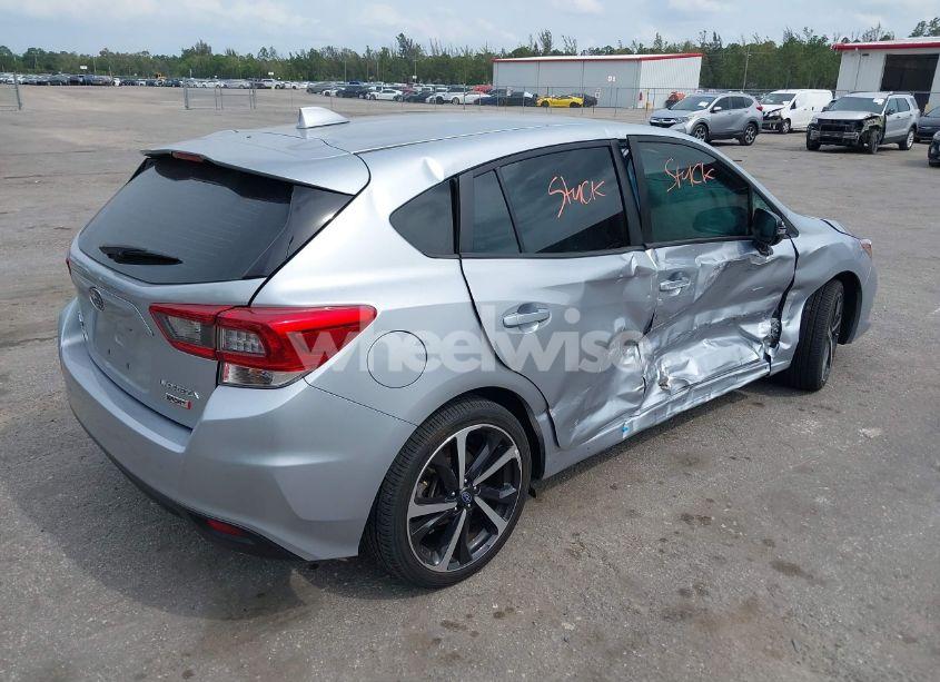 Photo 4 of 2022 Subaru Impreza SPORT 5-DOOR (VIN 4S3GTAL62N3725682)