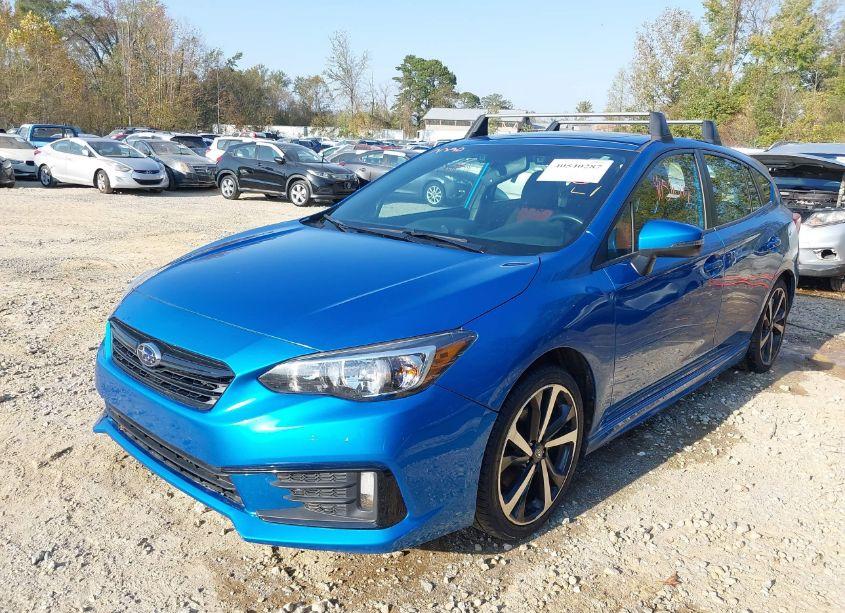 Photo 2 of 2023 Subaru Impreza SPORT 5-DOOR (VIN 4S3GTAM68P3721282)