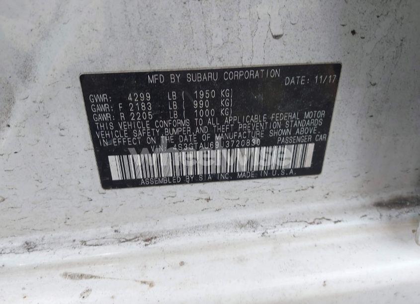 Photo 9 of 2018 Subaru Impreza 2.0I LIMITED (VIN 4S3GTAU69J3720830)