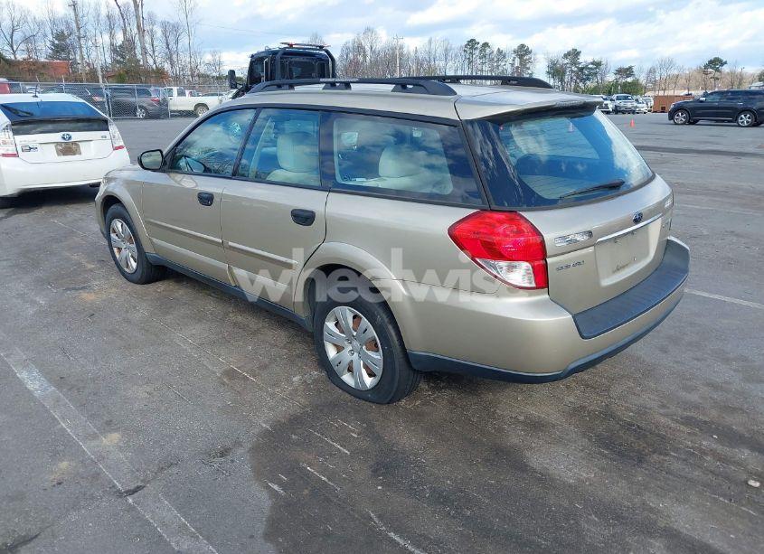Photo 3 of 2009 Subaru Outback 2.5I (VIN 4S4BP60C897338716)