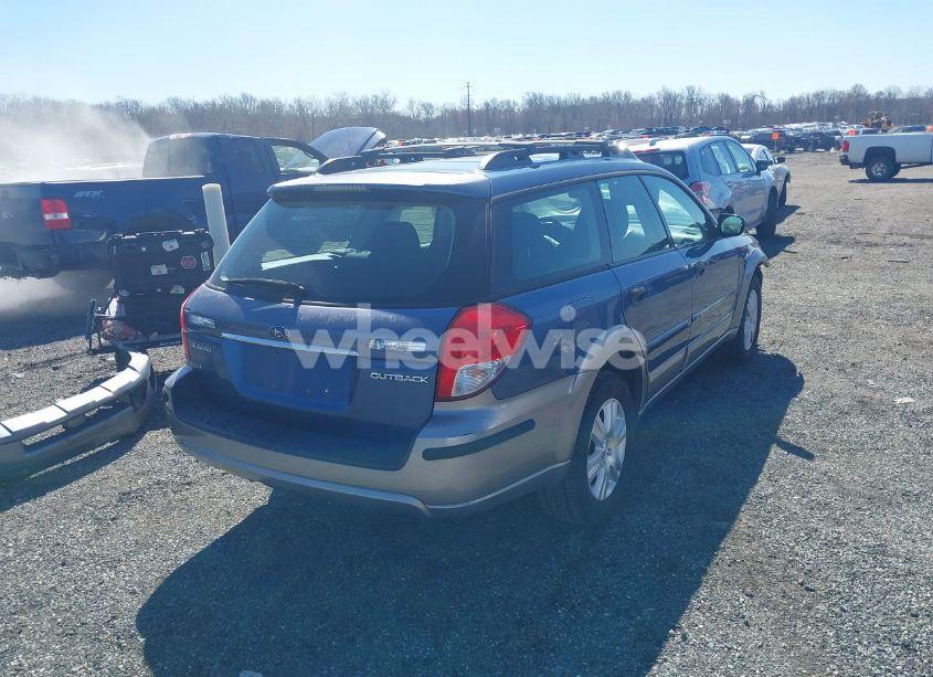 Photo 4 of 2008 Subaru Outback (VIN 4S4BP60C987365910)