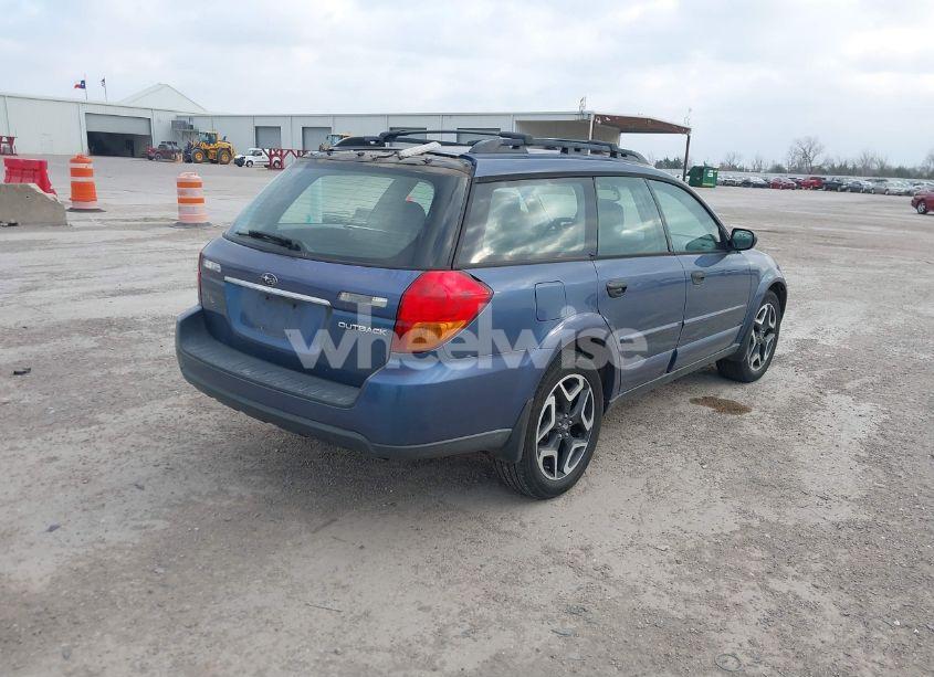 Photo 4 of 2006 Subaru Outback 2.5I (VIN 4S4BP61C167304059)