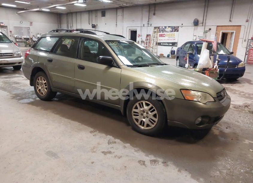 2006 Subaru Outback 2.5I (VIN 4S4BP61C167319919) main photo