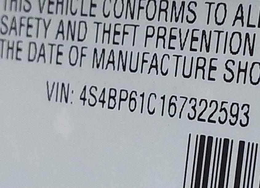 Photo 9 of 2006 Subaru Outback 2.5I (VIN 4S4BP61C167322593)