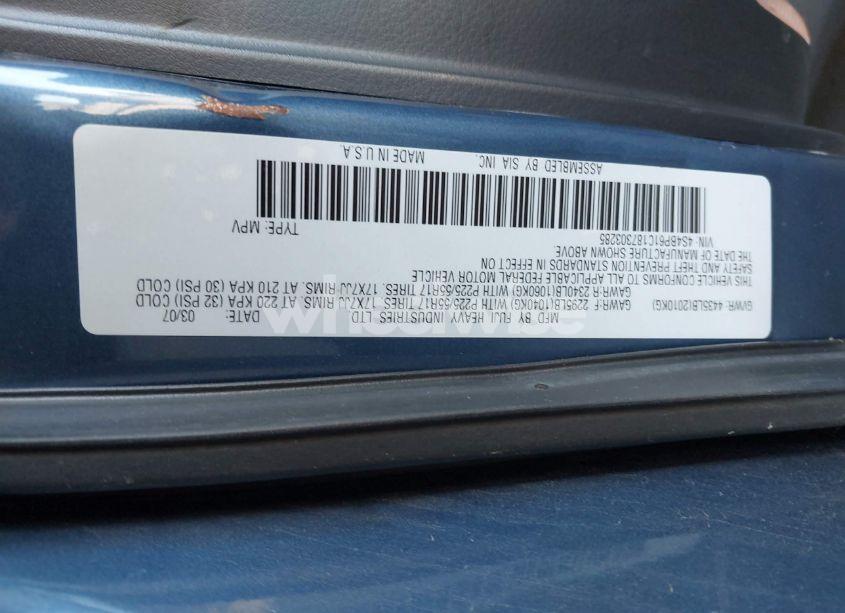 Photo 9 of 2008 Subaru Outback 2.5I/2.5I L.L. BEAN EDITION (VIN 4S4BP61C187303285)