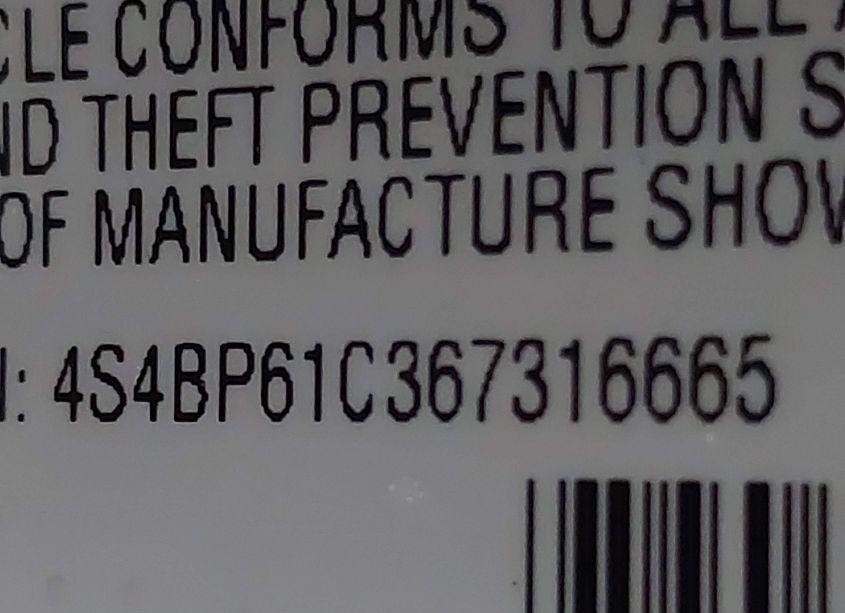 Photo 9 of 2006 Subaru Outback 2.5I (VIN 4S4BP61C367316665)