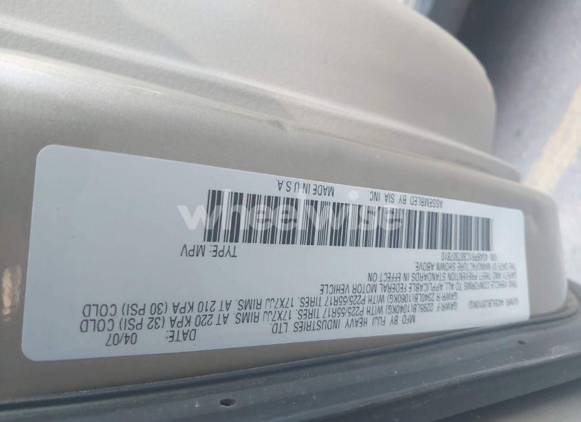 Photo 9 of 2008 Subaru Outback 2.5I/2.5I L.L. BEAN EDITION (VIN 4S4BP61C387307810)