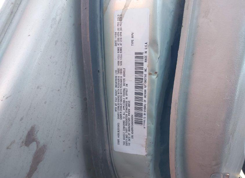 Photo 9 of 2005 Subaru Outback 2.5I (VIN 4S4BP61C456348934)