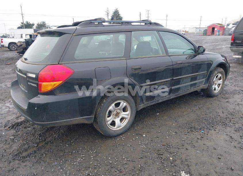 Photo 4 of 2007 Subaru Outback 2.5I BASIC (VIN 4S4BP61C576314858)