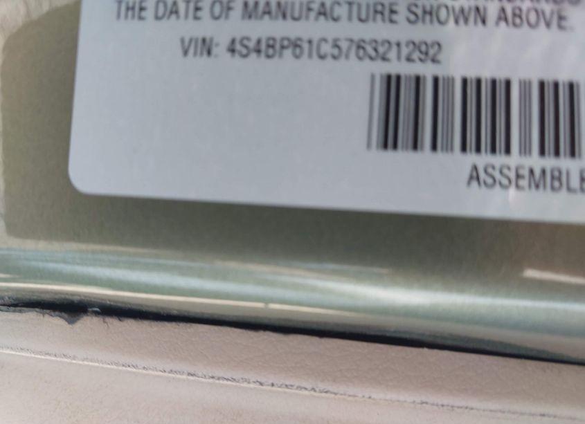 Photo 9 of 2007 Subaru Outback 2.5I (VIN 4S4BP61C576321292)