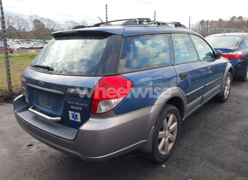 Photo 4 of 2008 Subaru Outback 2.5I/2.5I L.L. BEAN EDITION (VIN 4S4BP61C587358208)