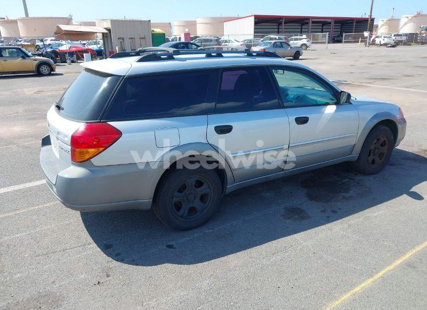 Photo 4 of 2007 Subaru Outback 2.5I BASIC (VIN 4S4BP61C877323550)