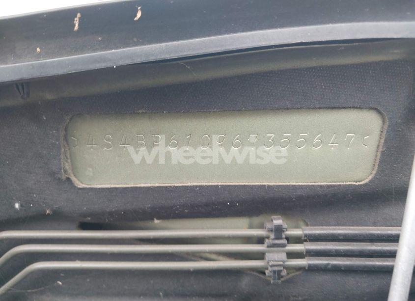 Photo 9 of 2006 Subaru Outback 2.5I (VIN 4S4BP61C967355647)