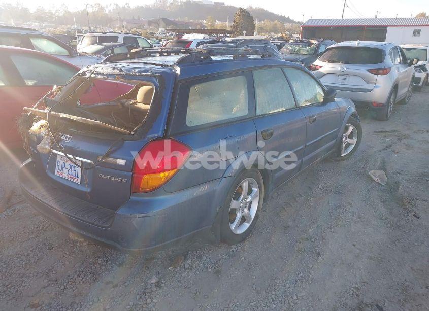 Photo 4 of 2007 Subaru Outback 2.5I (VIN 4S4BP61CX76322969)