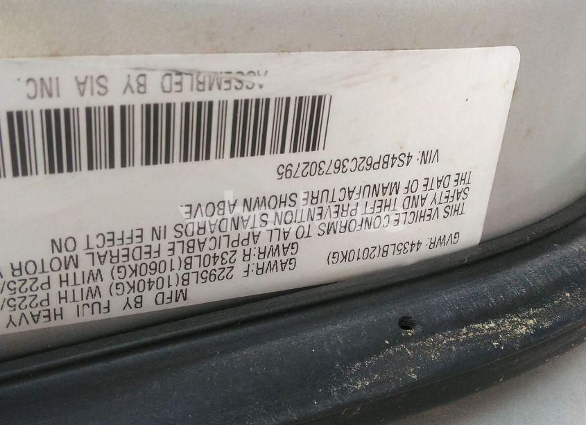 Photo 9 of 2006 Subaru Outback 2.5I LIMITED (VIN 4S4BP62C367302795)