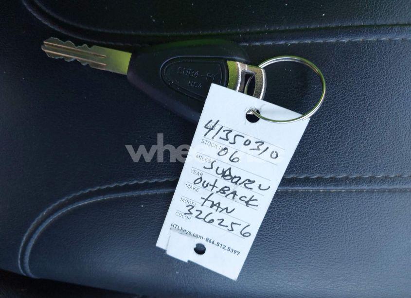 Photo 11 of 2006 Subaru Outback 2.5I LIMITED (VIN 4S4BP62C567326256)