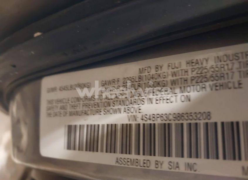 Photo 9 of 2008 Subaru Outback 2.5XT LIMITED (VIN 4S4BP63C986353208)