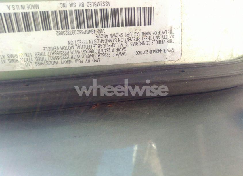 Photo 9 of 2009 Subaru Outback 2.5I LIMITED (VIN 4S4BP66C097323862)