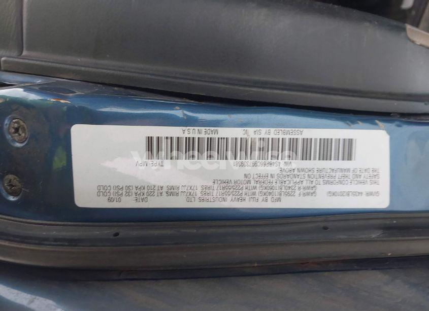 Photo 9 of 2009 Subaru Outback 2.5I LIMITED (VIN 4S4BP66C997339381)