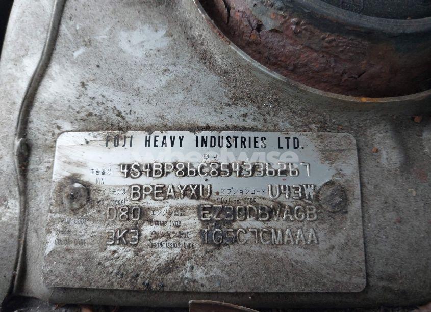 Photo 9 of 2005 Subaru Outback 3.0R L.L. BEAN EDITION (VIN 4S4BP86C854336267)