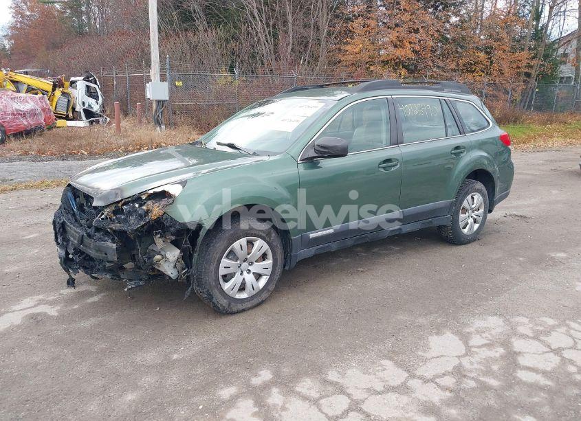 Photo 2 of 2010 Subaru Outback 2.5I (VIN 4S4BRBAC9A3351133)