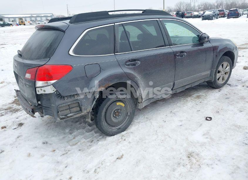 Photo 4 of 2012 Subaru Outback 2.5I PREMIUM (VIN 4S4BRBCC8C3231811)