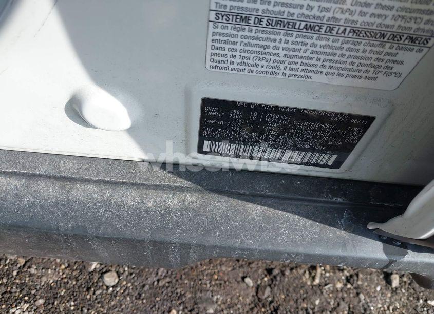 Photo 9 of 2011 Subaru Outback 2.5I LIMITED (VIN 4S4BRCLC2B3440725)