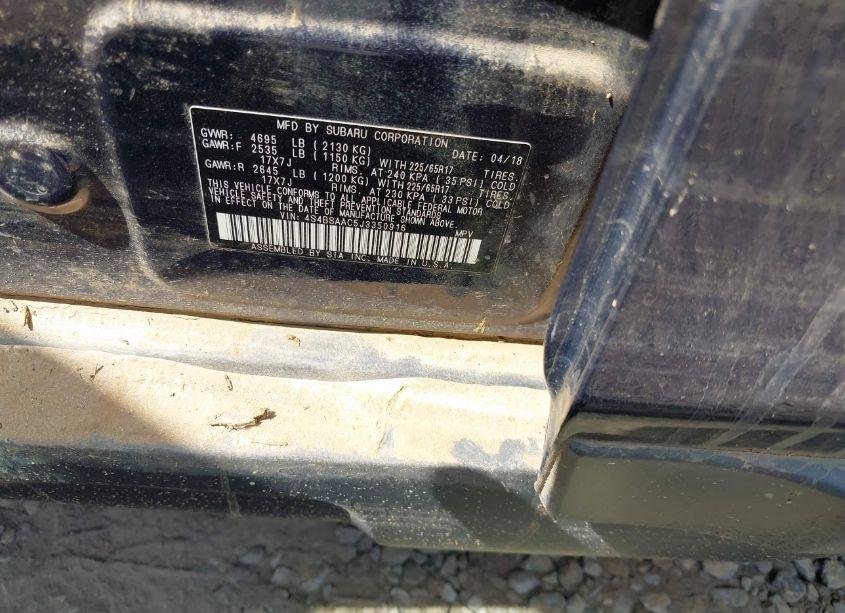 Photo 9 of 2018 Subaru Outback 2.5I (VIN 4S4BSAAC5J3350916)