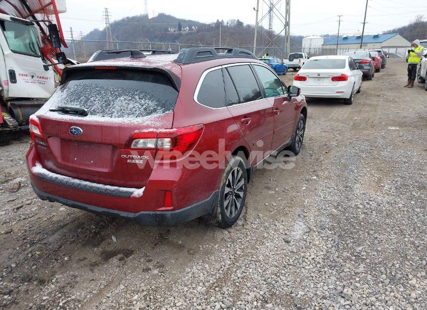 Photo 4 of 2016 Subaru Outback 2.5I LIMITED (VIN 4S4BSANC6G3318351)