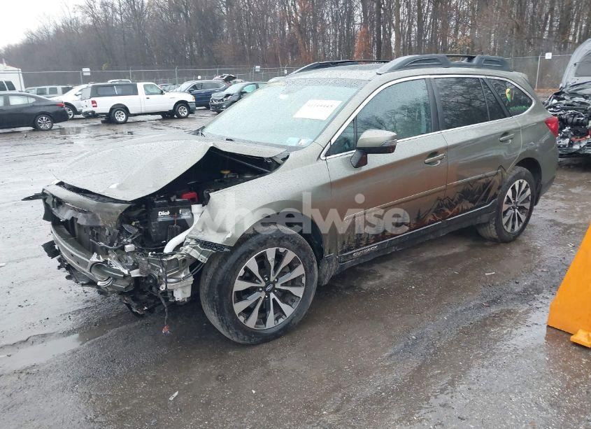 Photo 2 of 2016 Subaru Outback 3.6R LIMITED (VIN 4S4BSENC1G3350227)