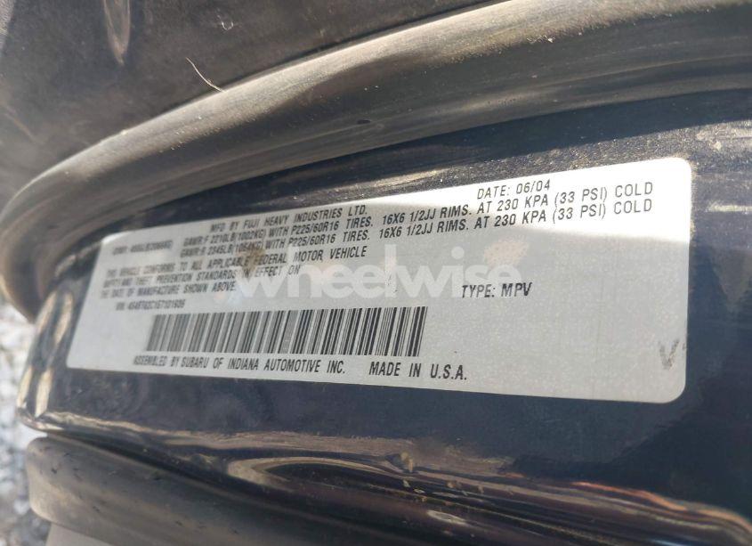 Photo 9 of 2005 Subaru Baja SPORT (VIN 4S4BT62C157101939)