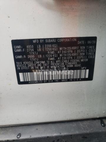 Photo 7 of 2020 SUBARU OUTBACK PREMIUM (VIN 4S4BTACC5L3219823)