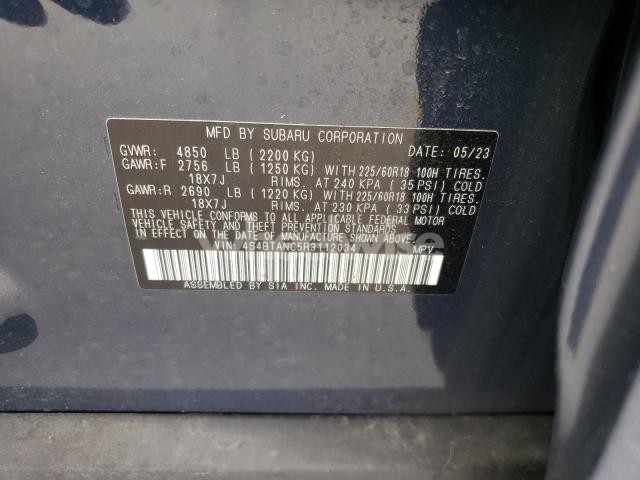 2024 SUBARU OUTBACK LIMITED (VIN 4S4BTANC5R3112034) main photo