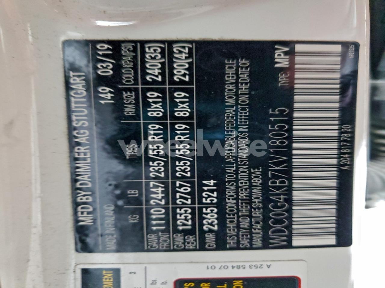 Photo 14 of 2019 MERCEDES-BENZ GLC 300 4MATIC (VIN 4S4BTGND4M3218222)