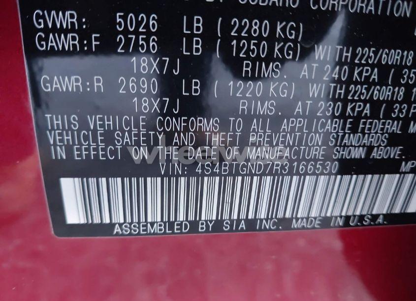 Photo 9 of 2024 Subaru Outback LIMITED XT (VIN 4S4BTGND7R3166530)