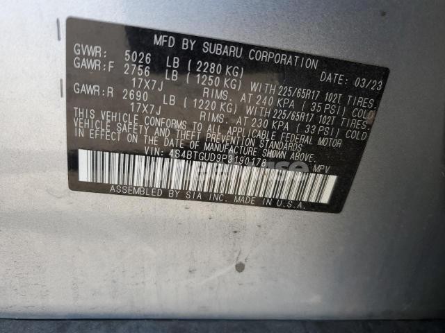 Photo 2 of 2023 SUBARU OUTBACK WILDERNESS (VIN 4S4BTGUD9P3190178)