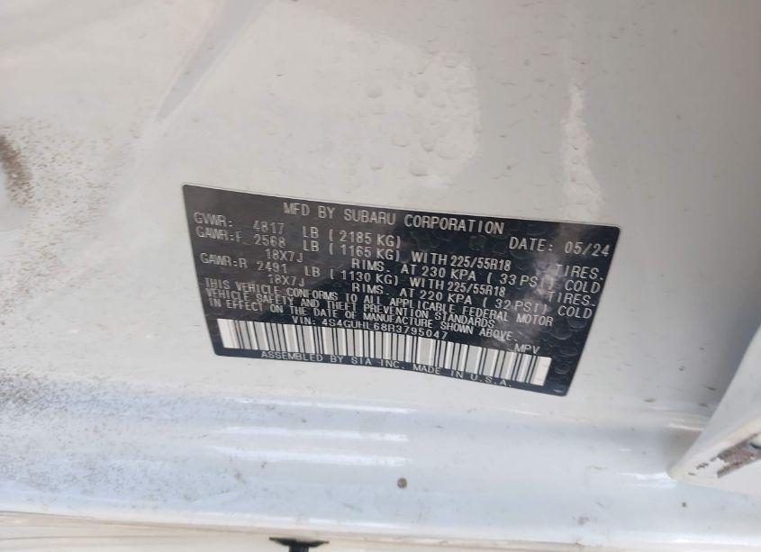 Photo 9 of 2024 Subaru Crosstrek LIMITED (VIN 4S4GUHL68R3795047)