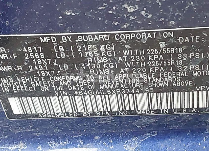 Photo 9 of 2024 Subaru Crosstrek LIMITED (VIN 4S4GUHL6XR3744195)