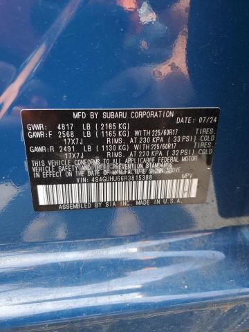 Photo 3 of 2024 SUBARU CROSSTREK WILDERNESS (VIN 4S4GUHU66R3815388)