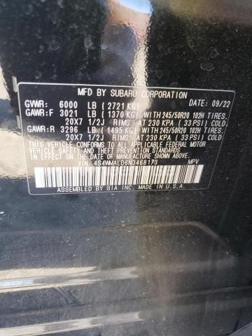 2022 SUBARU ASCENT LIMITED (VIN 4S4WMALD6N3468173) main photo