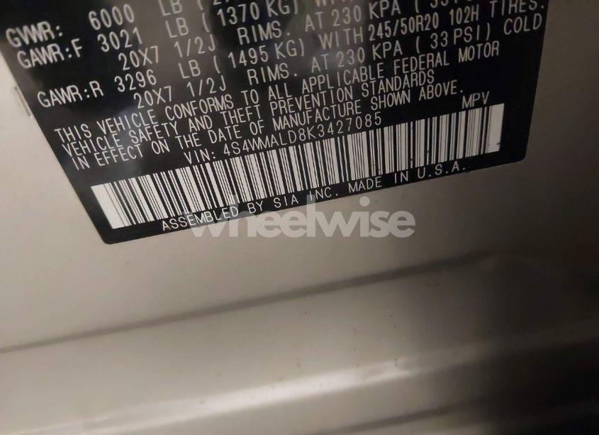 Photo 9 of 2019 Subaru Ascent LIMITED (VIN 4S4WMALD8K3427085)