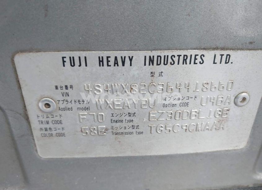 Photo 9 of 2006 Subaru B9 TRIBECA BASE 5-PASSENGER/LIMITED 5-PASSENGER (VIN 4S4WX82C364418660)