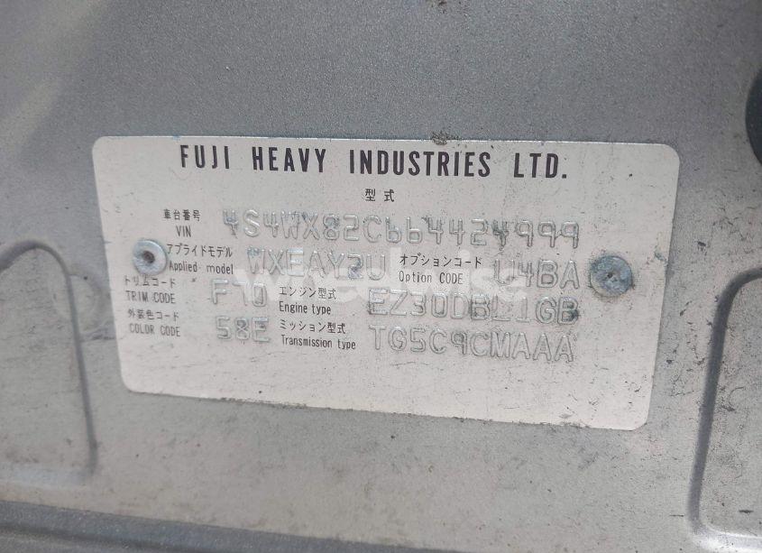 Photo 9 of 2006 Subaru B9 TRIBECA LIMITED 5-PASSENGER (VIN 4S4WX82C664424999)