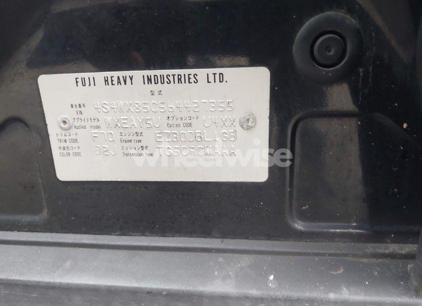 Photo 9 of 2006 Subaru B9 TRIBECA BASE 7-PASSENGER (VIN 4S4WX85C564427355)