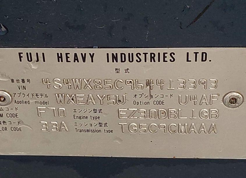 Photo 9 of 2006 Subaru B9 TRIBECA BASE 7-PASSENGER/LIMITED 7-PASSENGER (VIN 4S4WX85C964413393)