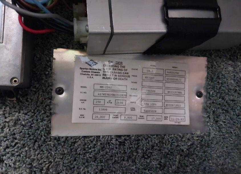 Photo 9 of 1994 Newmar Kountry STAR (VIN 4S7MT9K08RC012899)